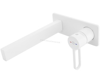 Смеситель для умывальника F-Design Zaffiro FD1-ZFR-3PA-33 (White)