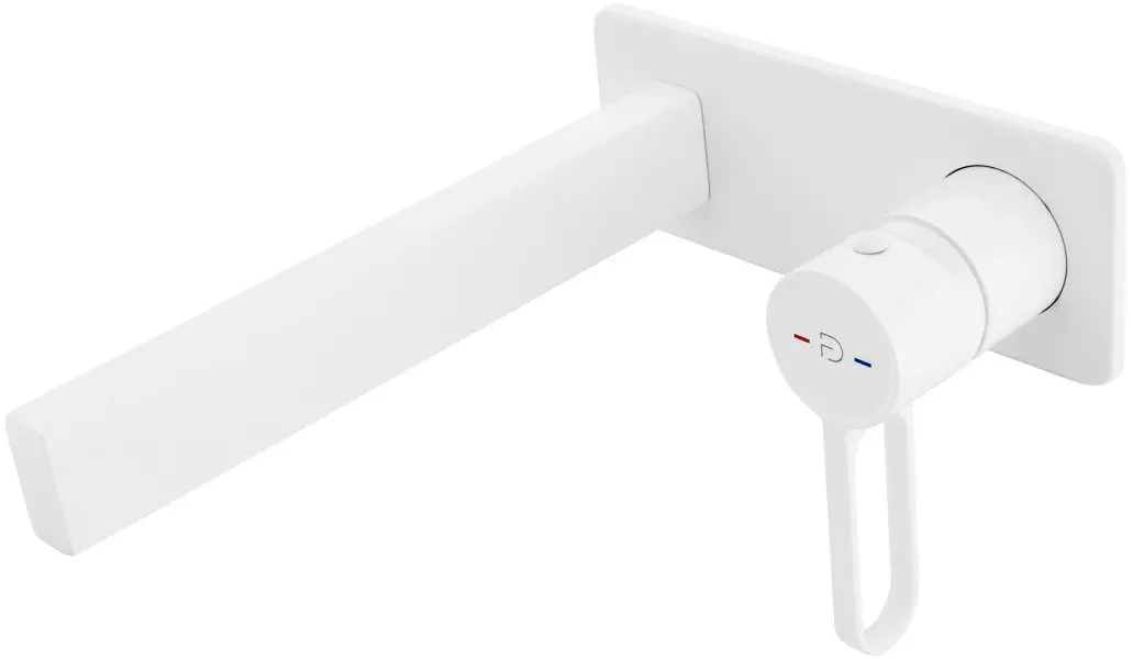 Смеситель для умывальника F-Design Zaffiro FD1-ZFR-3PA-33 (White)