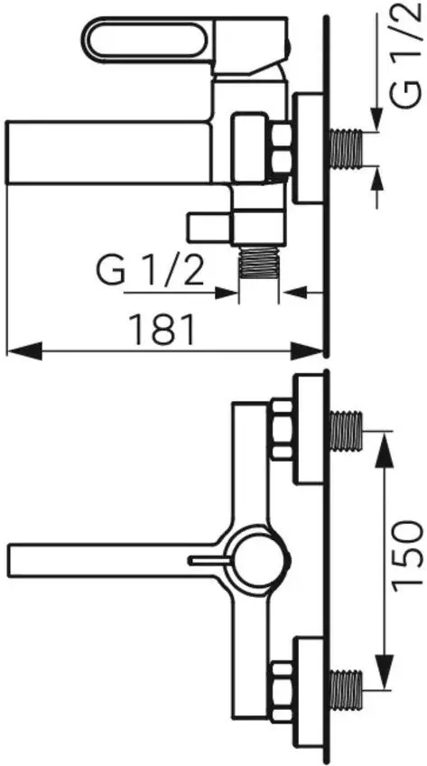 Смеситель для ванны F-Design Zaffiro FD1-ZFR-1-22 (Black)