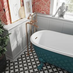 Смеситель для ванны и душа F-Design Lacrima FD1-LRA-11F-66 (Bronze) Thumb