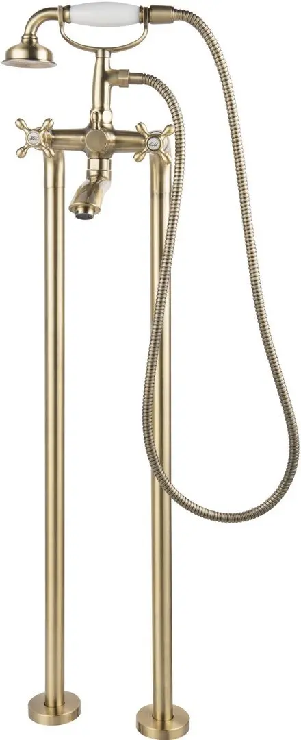 Смеситель для ванны и душа F-Design Lacrima FD1-LRA-11F-66 (Bronze)