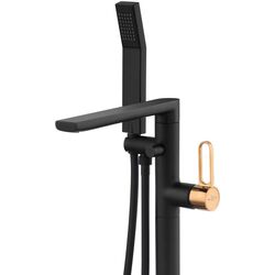 Смеситель для ванны и душа F-Design Zaffiro FD1-ZFR-11F-22 (Black) Thumb