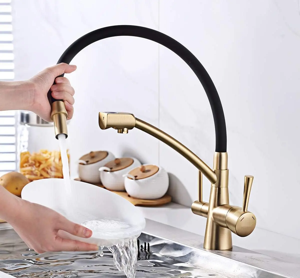 Baterie pentru chiuveta Fabiano 30 FB K (Gold)