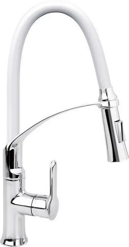 Baterie pentru chiuveta Fala 75676 (Inox/White) - 2