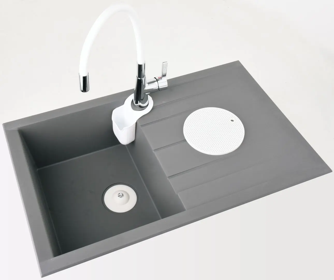 Baterie pentru chiuveta Fala Flexible 75706 (White) - 7