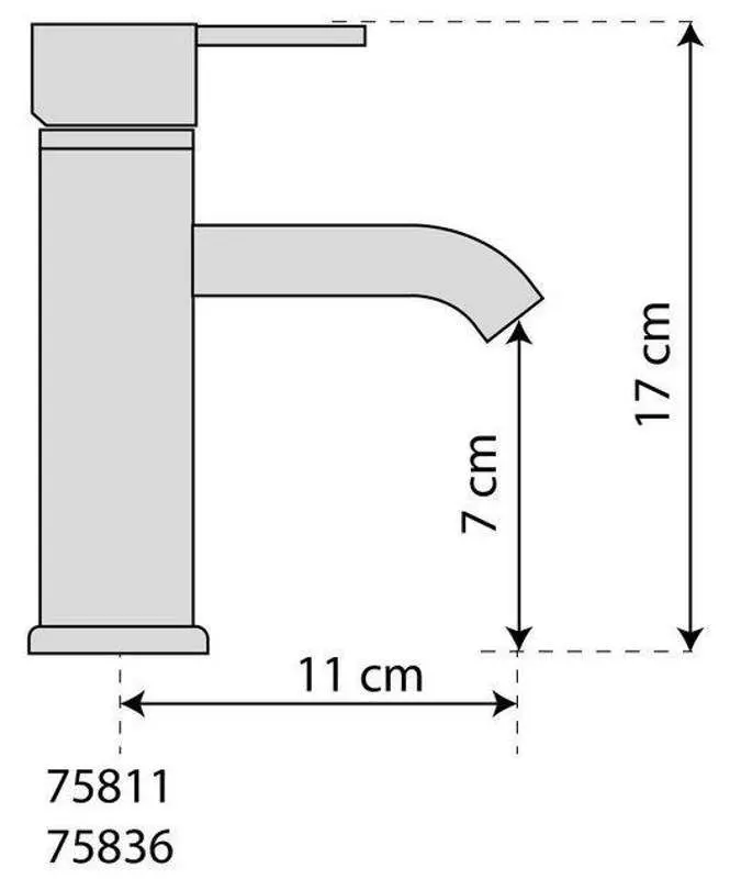 Смеситель для умывальника Fala Retro Black 2 75811 (Black)