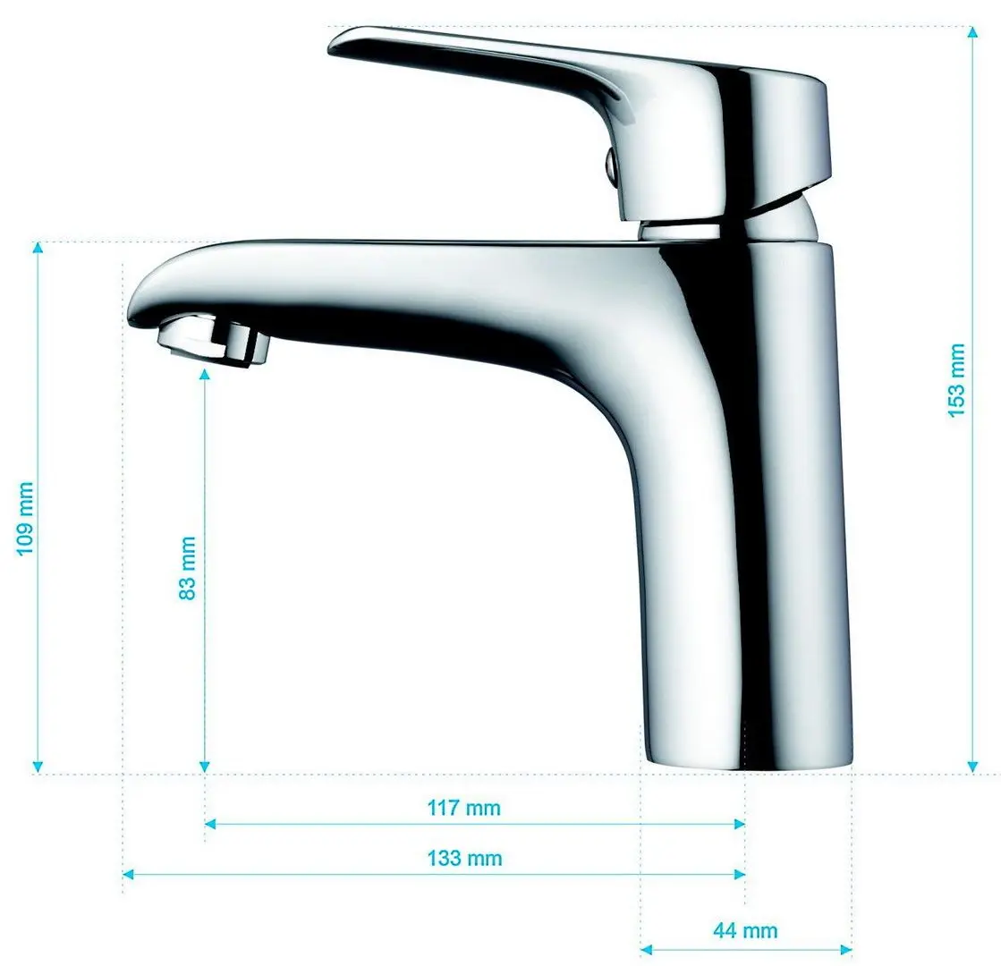 Baterie pentru lavoar Fala Alicante (Chrome) - 7