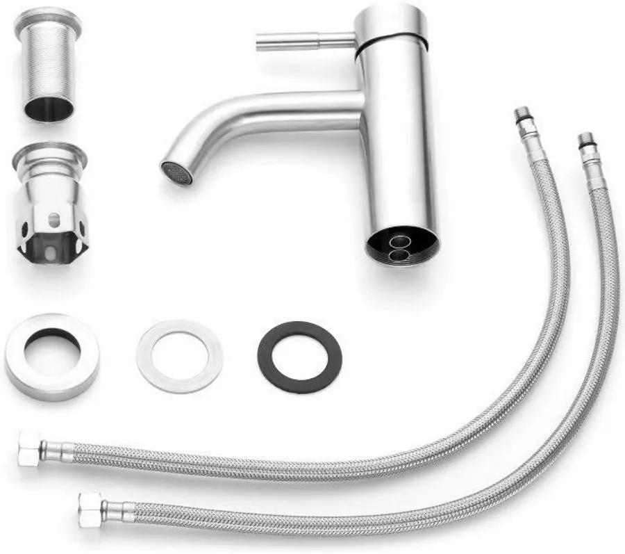 Baterie pentru lavoar Fala Steely 1 75801 (Inox) - 3