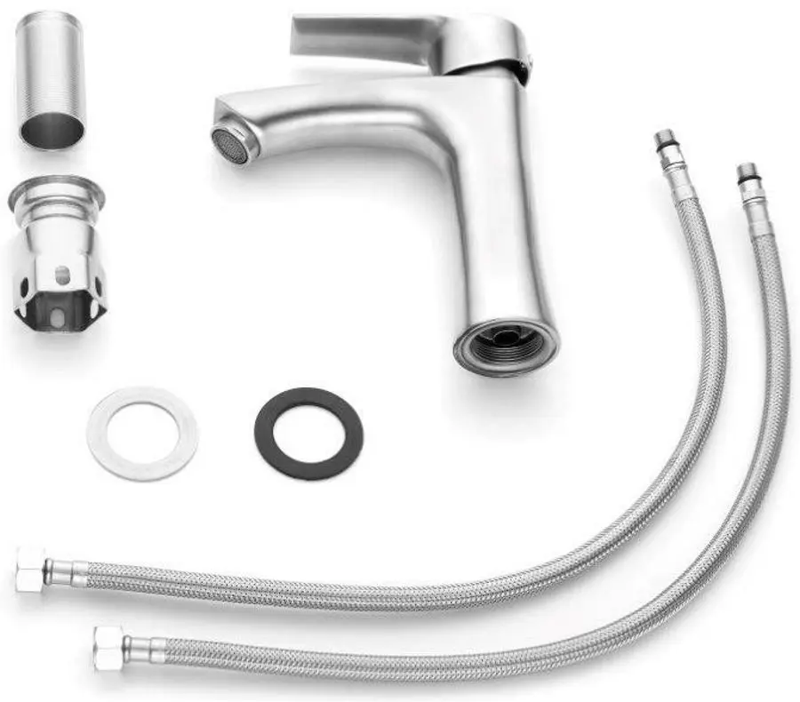 Baterie pentru lavoar Fala Steely 3 75803 (Inox) - 3