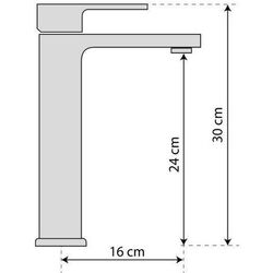 Baterie pentru baie Fala Retro Black 375815 Thumb