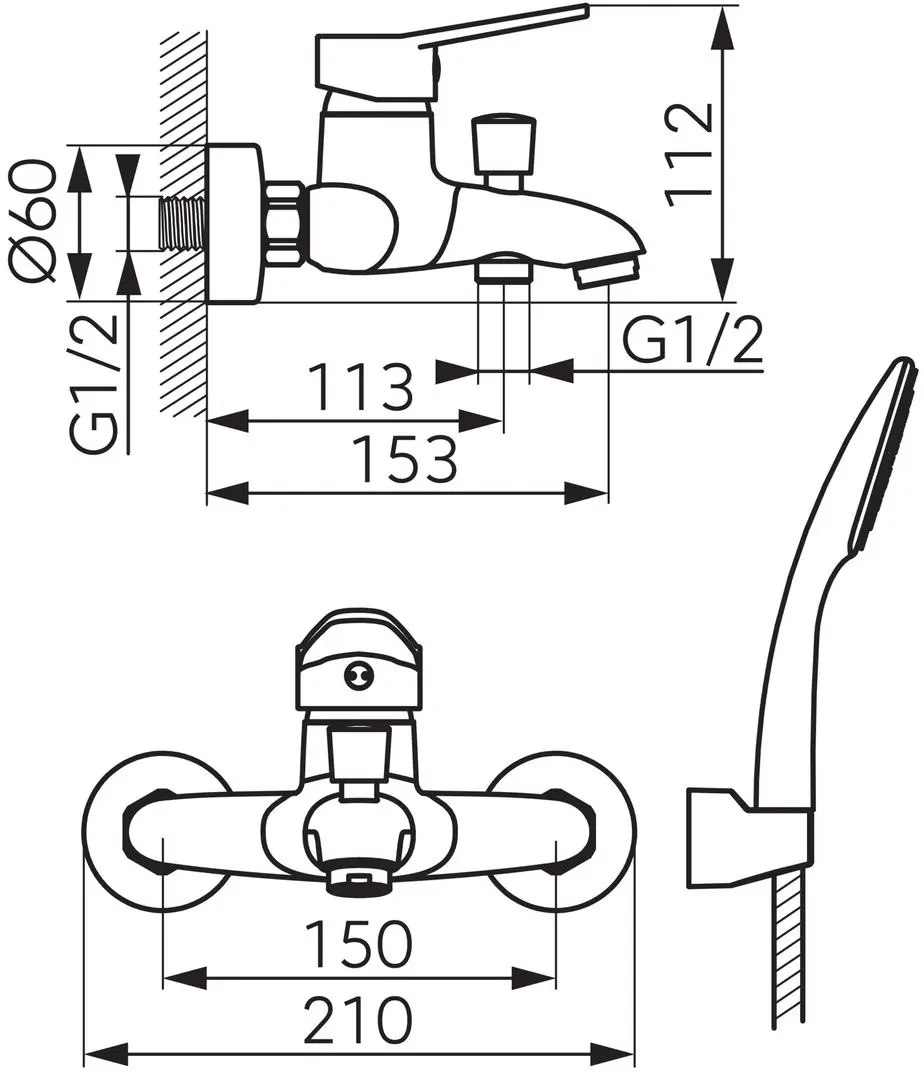 Set de dus Ferro Isso BIS11 (Chrome) - 2
