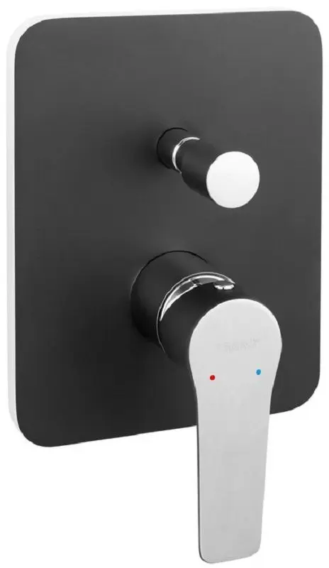 Baterie pentru dus Ferro Adore BDR7PBLC (Black/Chrome)