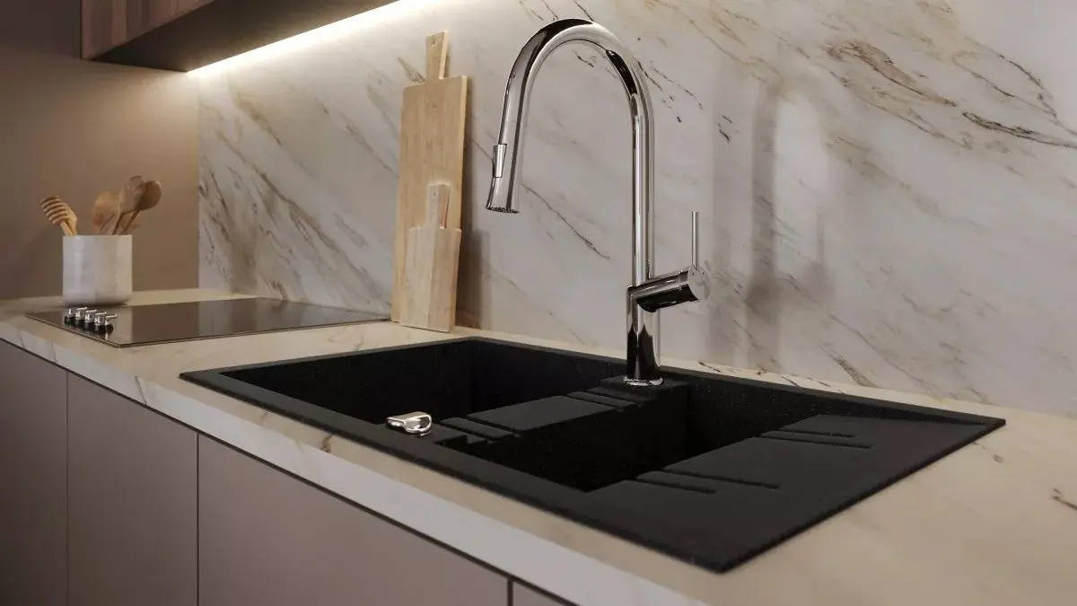 Смеситель для мойки Ferro Cumulus BCU8 (Chrome)