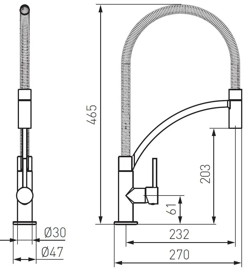 Baterie pentru chiuveta Ferro Maestro BMS4 (Chrome) - 3