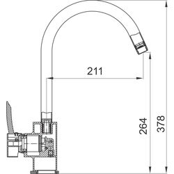 Baterie pentru chiuveta Ferro Modena BTM4 (Chrome) Thumb