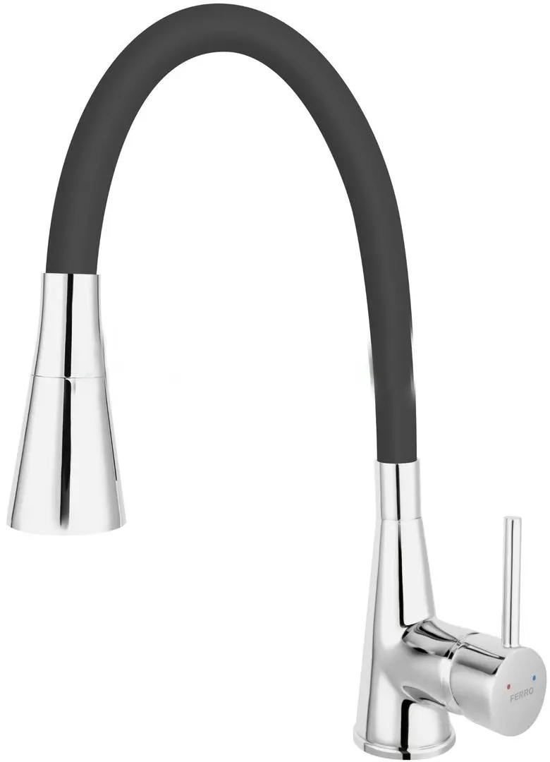 Baterie pentru chiuveta Ferro Zumba II BZA42B (Black/Chrome)