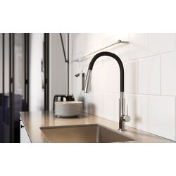 Baterie pentru chiuveta Ferro Zumba Slim 2F BZA43B (Black/Chrome) Thumb