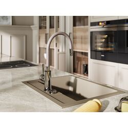 Смеситель для мойки Ferro Zumba BZA4P (Sand/Chrome) Thumb