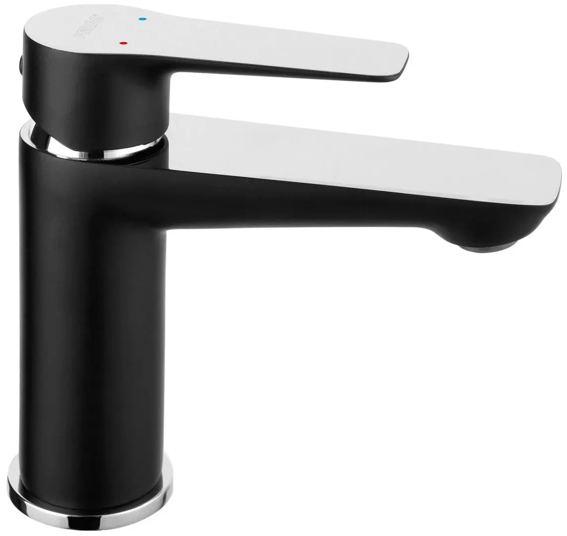 Baterie pentru lavoar Ferro Adore BDR2BLC (Black/Chrome)