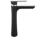 Baterie pentru lavoar Ferro Algeo Square BAQ2LBLC (Black/Chrome)