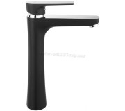 Baterie pentru lavoar Ferro Algeo Square BAQ2LBLC (Black/Chrome)