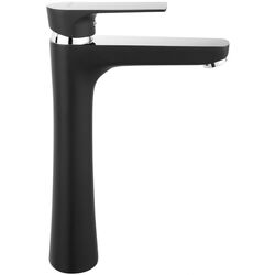 Baterie pentru lavoar Ferro Algeo Square BAQ2LBLC (Black/Chrome)