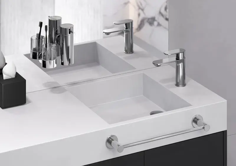Baterie pentru lavoar Ferro Talassa Bal2l (Chrome) - 2
