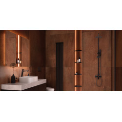 Baterie pentru lavoar Ferro Vitto Verdeline BVI2LVLGM (Gun Metal) Thumb