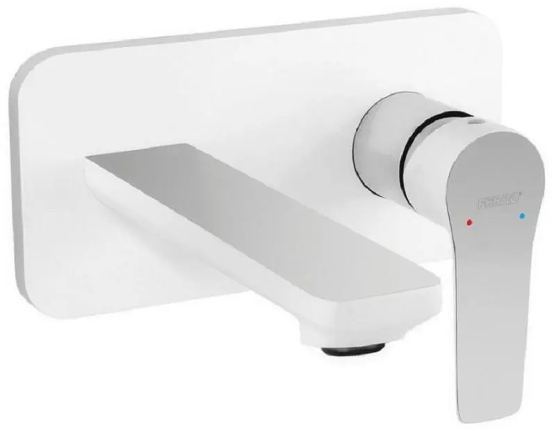 Baterie pentru lavoar Ferro Adore BDR3PA (White/Chrome)