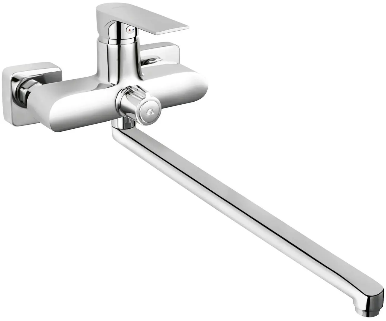 Смеситель для ванны и душа Ferro Algeo Square BAQ5A (Chrome)