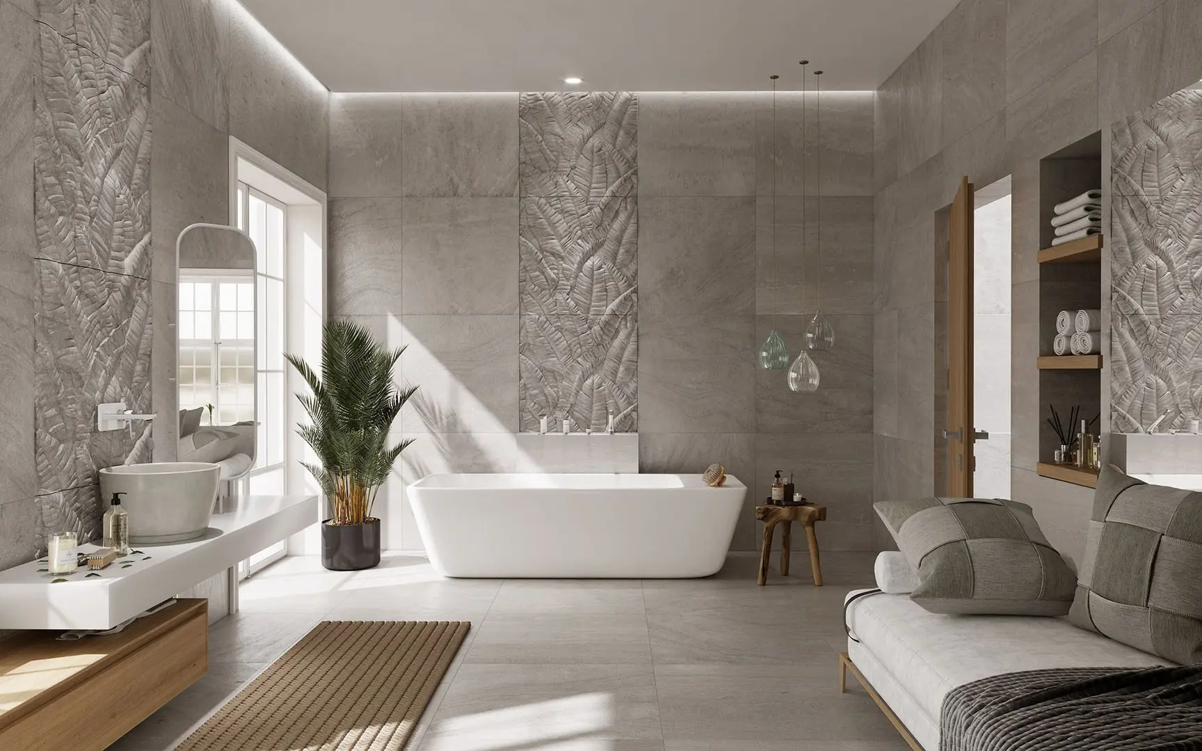 Baterie pentru cada si dus Ferro Adore BDR11A (White/Chrome)