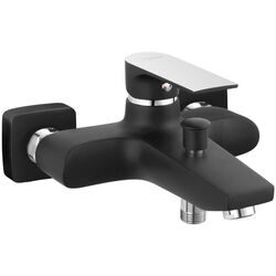 Baterie pentru cada si dus Ferro Algeo Square BAQ1BLC (Black/Chrome)