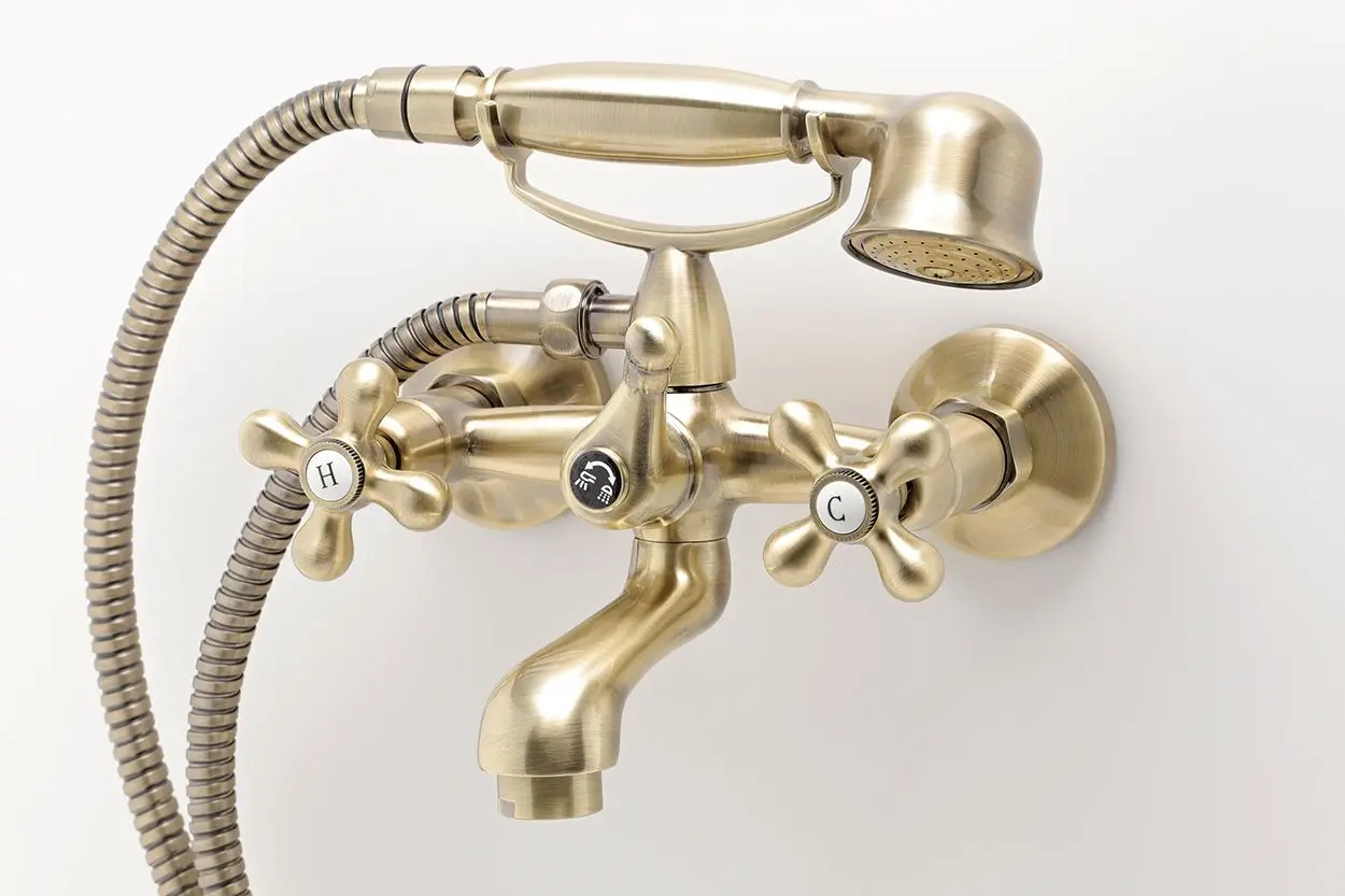 Смеситель для ванны и душа Ferro Antica BAI11BR (Bronze)