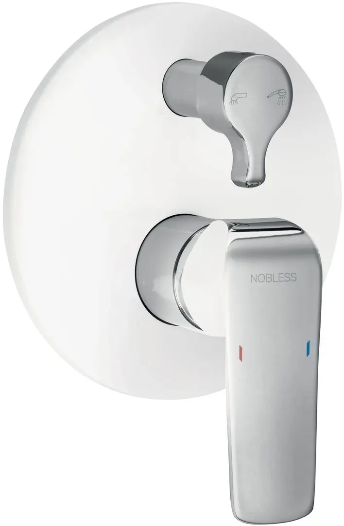 Baterie pentru cada si dus Ferro Tina 38050R.1 (White/Chrome)