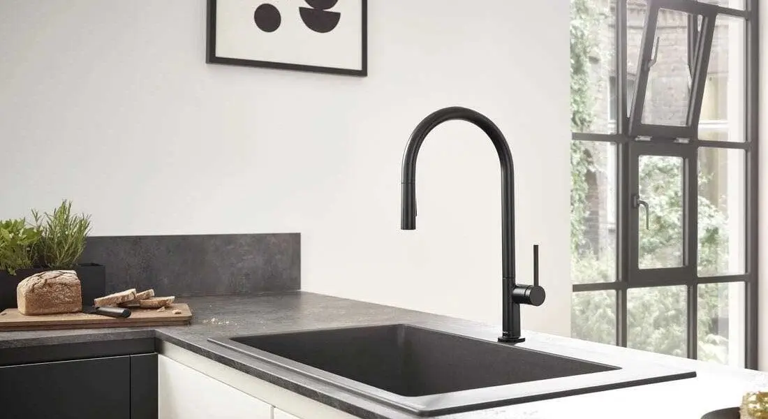 Baterie pentru chiuveta Fiore Trieste 306 NN 9208 (Black)