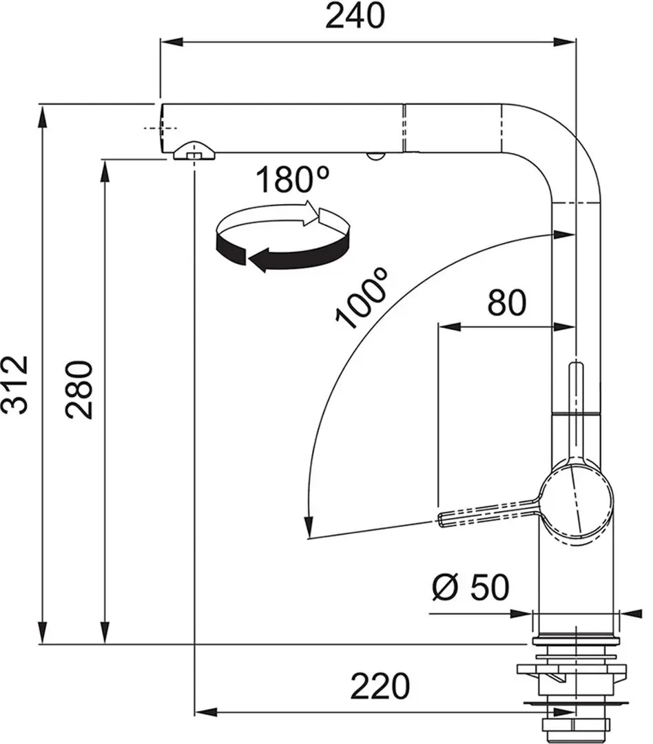 Set chiuveta + baterie Franke KNG 110-52 + Active Twist (Matte Black) - 5