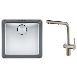 Set chiuveta + baterie Franke Mythos MYX 210-45 + Active Twist (Inox)