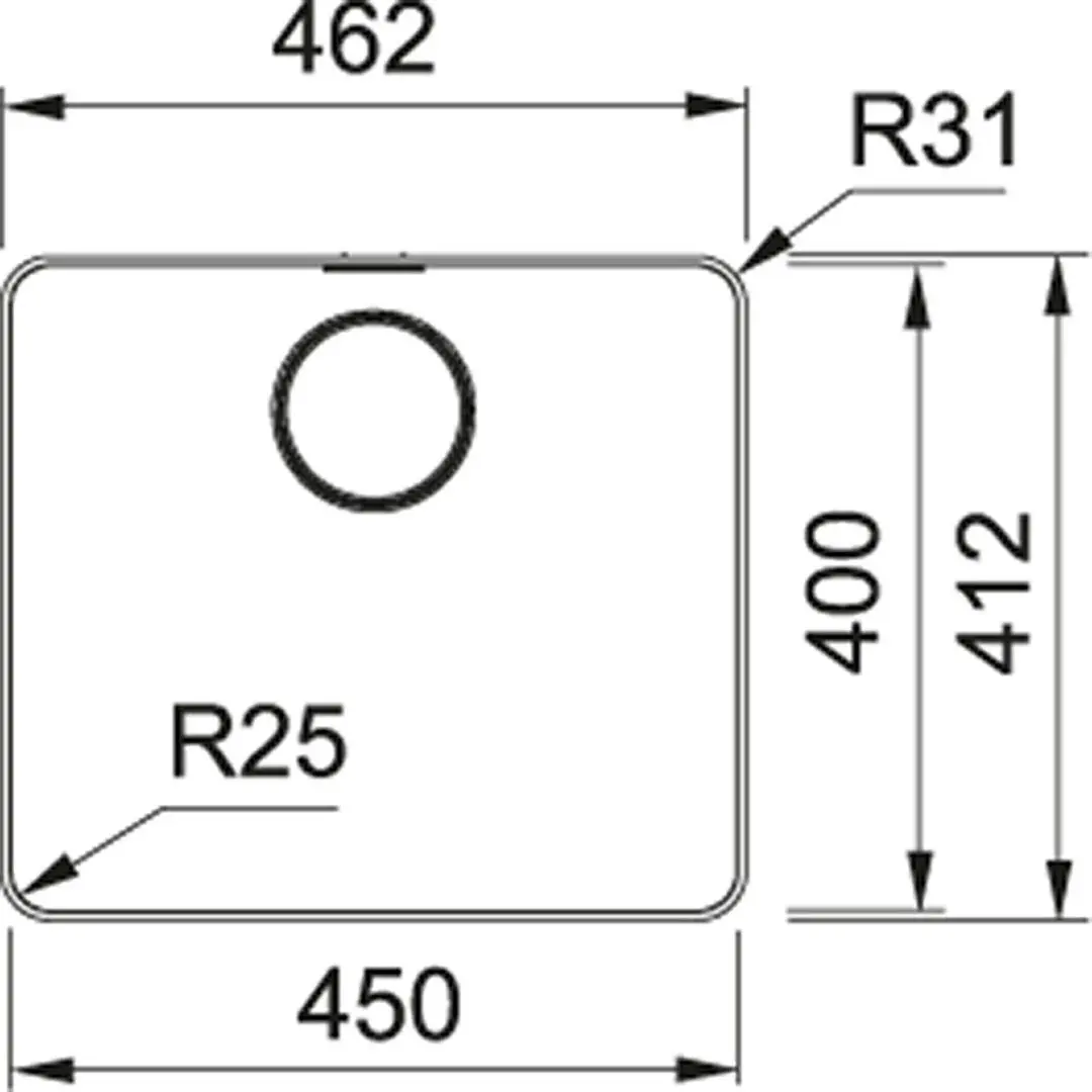 Set chiuveta + baterie Franke Mythos MYX 210-45 + Active Twist (Inox) - 8