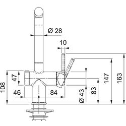 Set chiuveta + baterie Franke Mythos MYX 210-50 + Active Twist (Inox) Thumb