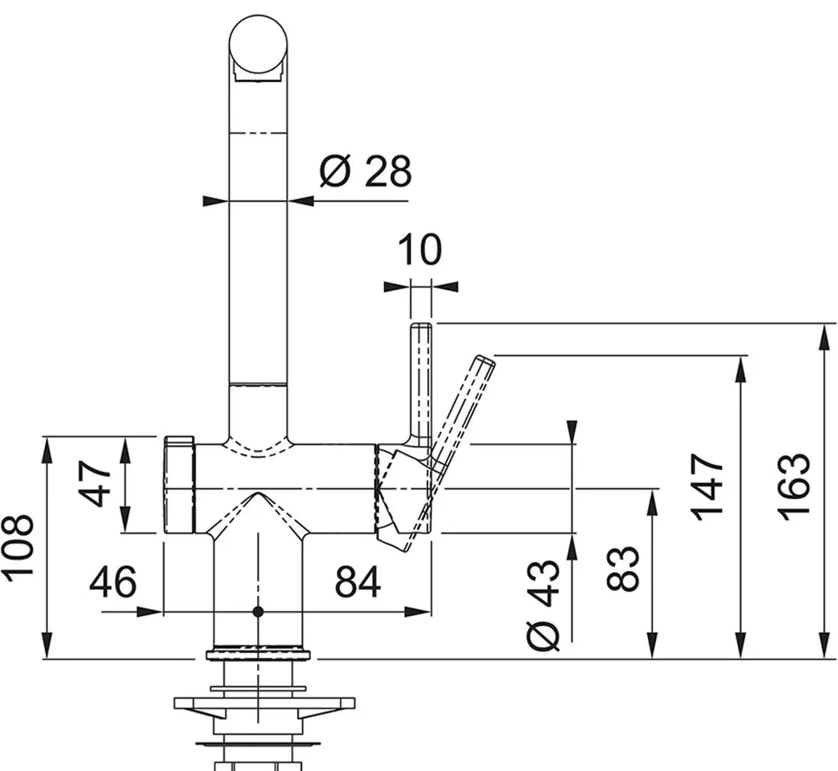 Set chiuveta + baterie Franke Mythos MYX 210-70 + Active Twist (Inox) - 5