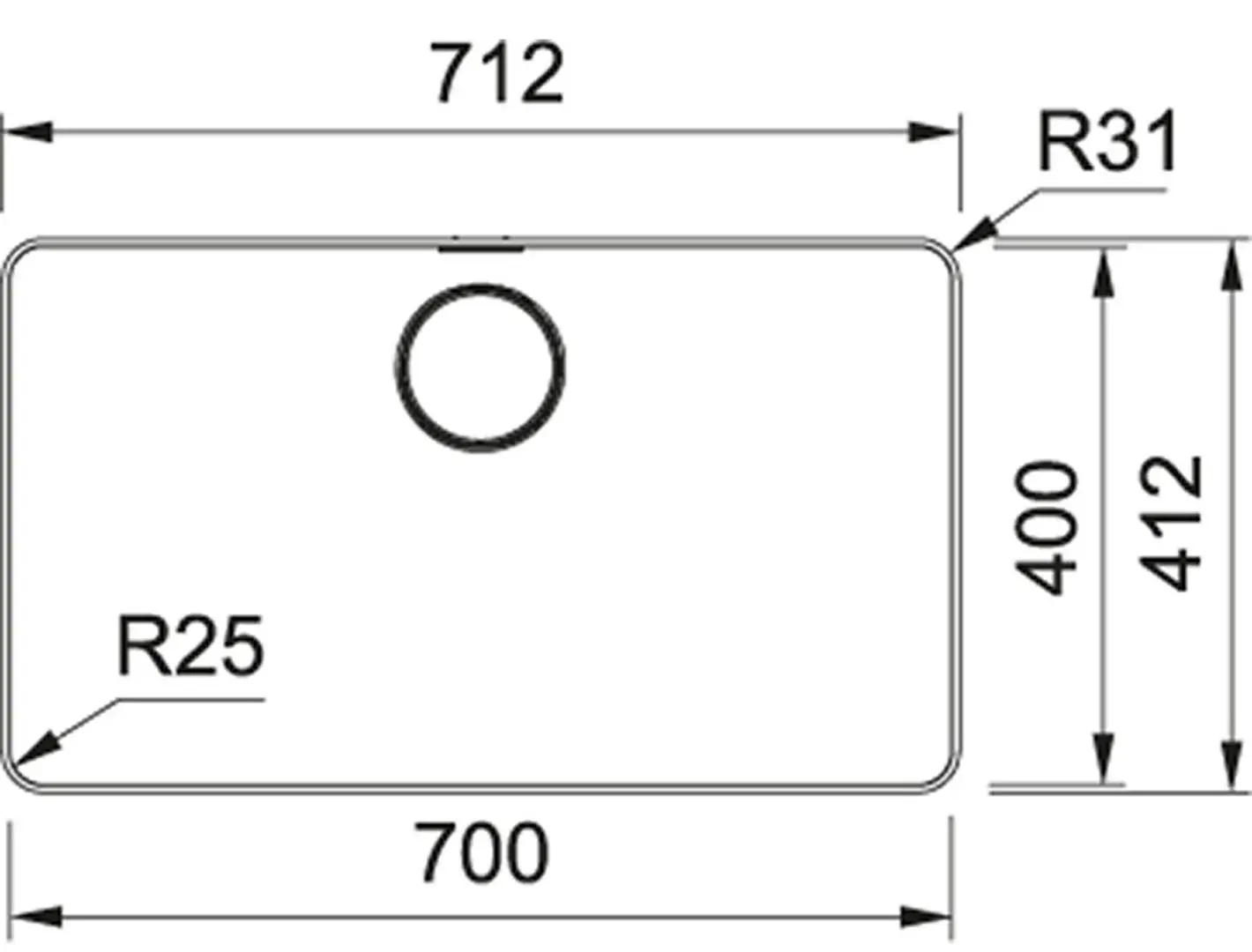 Set chiuveta + baterie Franke Mythos MYX 210-70 + Active Twist (Inox) - 6