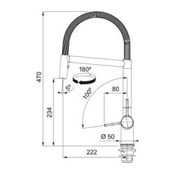 Baterie pentru chiuveta Franke Active Semi Pro (Matt Black) Thumb