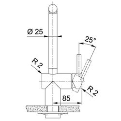 Baterie pentru chiuveta Franke Atlas Neo Pull Out (Black) Thumb