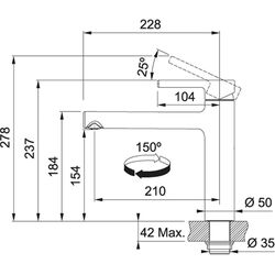 Baterie pentru chiuveta Franke Centro (Nero/Inox) Thumb