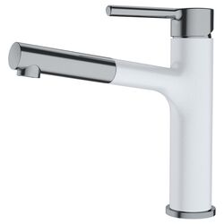 Baterie pentru chiuveta Franke Centro Pull Out (Bianco/Inox)