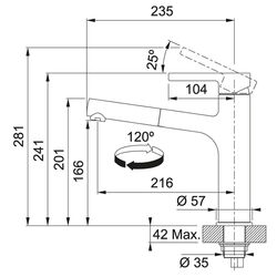 Baterie pentru chiuveta Franke Centro Pull Out (Matte Black) Thumb