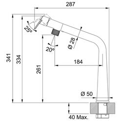 Baterie pentru chiuveta Franke Icon (Chrome) Thumb