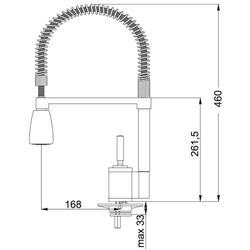 Baterie pentru chiuveta Franke Joy Cocktail Semi-Pro 115.0029.591 (Chrome) Thumb