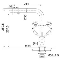 Смеситель для мойки Franke Maris Atlas 120.0179.978 (Inox) Thumb