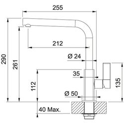 Baterie pentru chiuveta Franke Maris (Inox) Thumb
